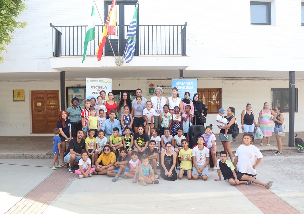 Finaliza un mes y medio lleno de actividades y juegos en la Escuela de Verano de AFAMMER en San Agustín